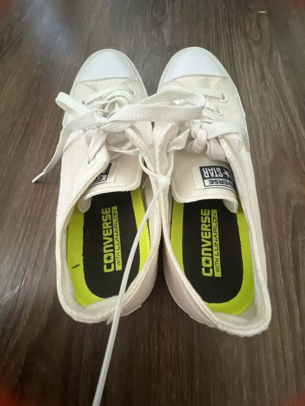 Converse Chuck Taylor All Star II Low Top White Sneakers - Picture 2 of 4